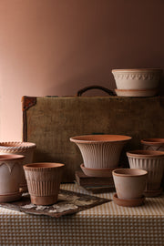 Pantheon Plant Pot & Saucer Set