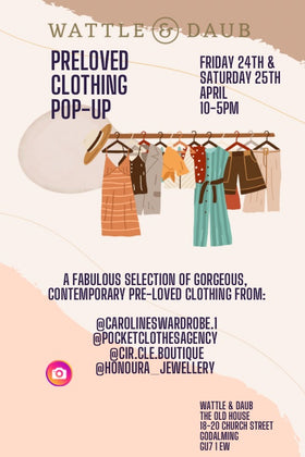 Pre-Loved Clothing Pop-Up . 24th & 25th January