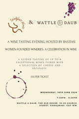 A Wine Tasting Evening with Bastian / Trinkfluss Wines